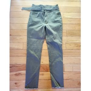 Express Olive Green Skinny Pants